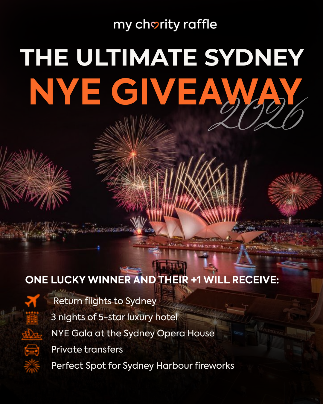 FREE WIN the Ultimate Sydney NYE 2026